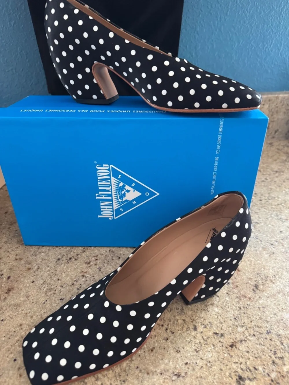 John Fluevog HeartBreakers Kecia Square-toe pumps